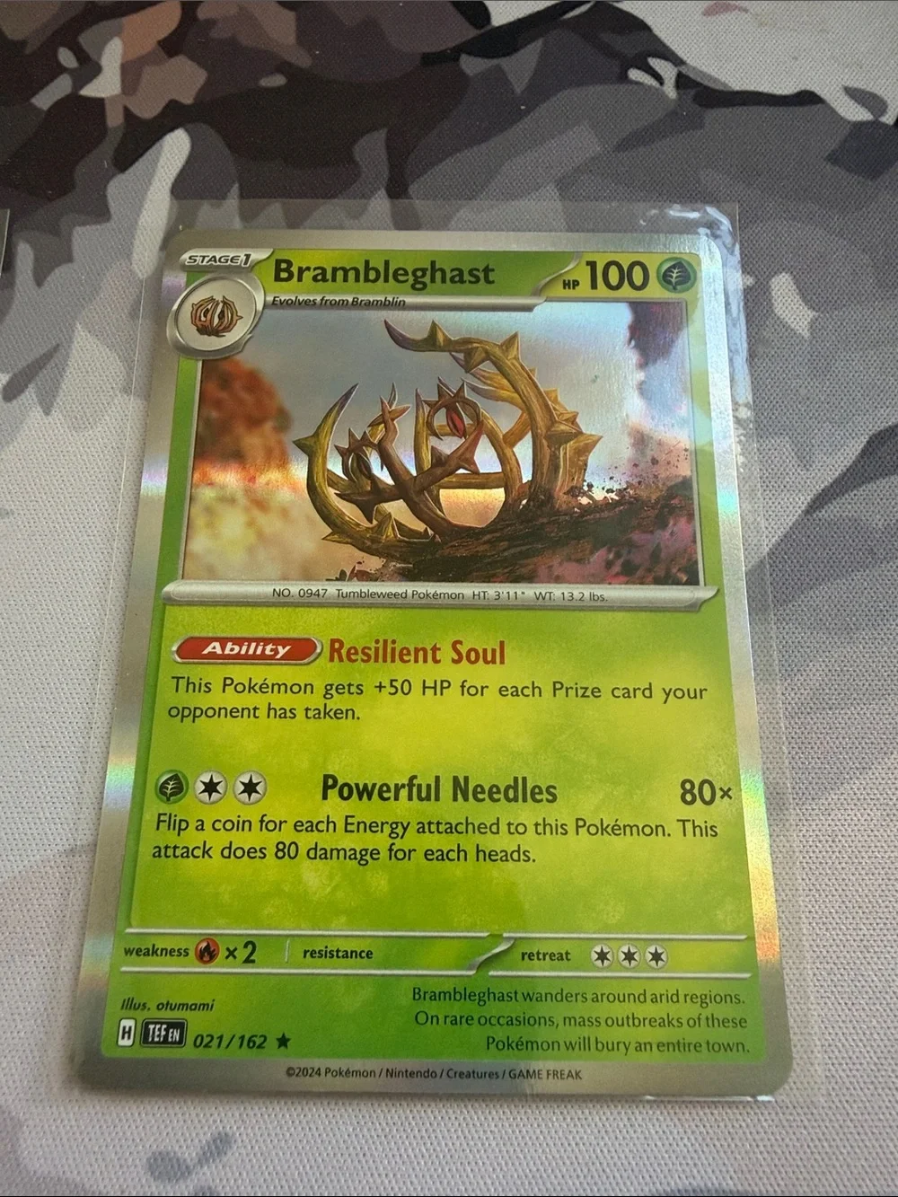 Bramblin & Brambleghast Evolution Line Pokémon Card Lot | 2 Cards ✨5/$25✨